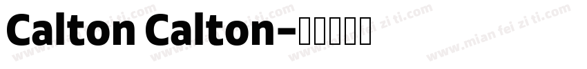 Calton Calton字体转换
